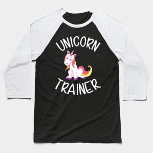 Unicorn Horse cute funny horn magical trainer pink gift Baseball T-Shirt